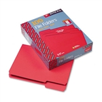 Smead Colored File Folder 1//3-Cut Tab Letter Size Red 100 per Box 12743
